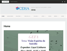 Tablet Screenshot of ceha.org.br
